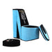 9" Tall Display Jewelry Box with Hooks, High Heel Shoe Design, Turquoise Velvet - DTYStore