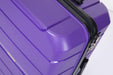 Hardshell Suitcase Spinner Wheels PP Luggage Sets Lightweight Durable Suitcase with TSA Lock,3-Piece Set (20/24/28) ,Purple - DTYStore