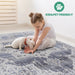 DTY Signature Collection 6X9 Cream/Blue /Medallion Non-Shedding Living Room Bedroom Dining Home Office Stylish and Stain Resistant Area Rug - DTYStore