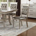 Luxury Silver Accent Tufted Upholstered Chairs Set of 2 Dining Side Chairs - DTYStore