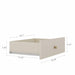 Compact 3 in 1 Vanity Desk with Mirror, Light, Drawers, and Upholstered Stool - DTYStore