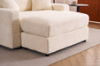Single Sofa Chair with Removable Ottoman, Comfy Sleeper Chair, Modern and High-Quality Lounge Sofa Bed for Living Room, Bedroom, Small Apartment - DTYStore