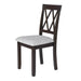 Dining Room Chairs Set of 2, Accent Diner Chairs Upholstered Fabric Side Stylish Kitchen Chairs with Solid Wood Legs and Padded Seat - DTYStore