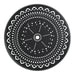 3-Piece All-Weather Cast Aluminum Dining Set, Include 2 Swivel Chairs and 39.37' Round Table With Black Frame - DTYStore