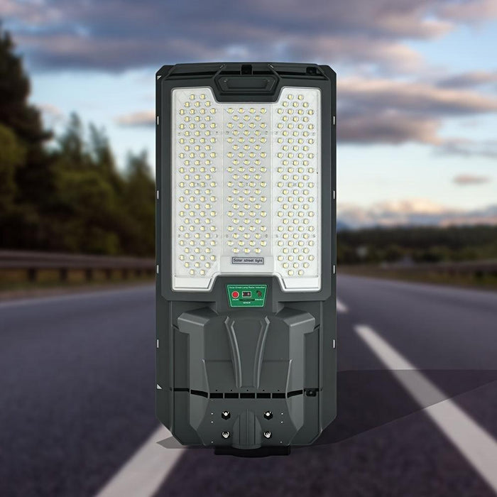 Solar Street Lights Outdoor, Parking Lot Lights with 66PCS LED Beads , IP65 Waterproof Solar Flood Lights, Dusk to Dawn Solar Lights for Garden, Street Side Road,Courtyard Villa,City Square