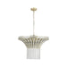 8-Light 23.6" Wide Crystal Waterfall Chandelier - DTYStore