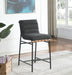 Lahni 17.75' Dark Gray Boucle Fabric Counter Height Chair - DTYStore