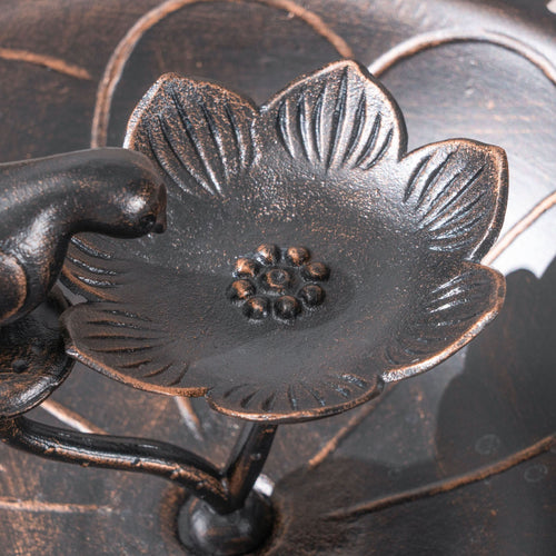 Outdoor Aluminum and Iron Bird Bath - Image 5