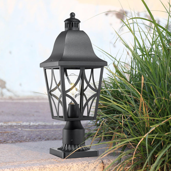 Outdoor Post Lights Lamp Post Light Fixture, Waterproof Aluminum Housing with Glass, Fence Post Deck Lighting for Garden, Patio, Pathway (2 pack) - DTYStore