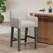Upholstered 26 inch Counter Stool - Light Gray/Gray - DTYStore