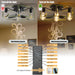 Flush Mount Ceiling Fans with Lights and Remote Control green Caged Low Profile Ceiling Fan Modern Metal Ceiling fanfor Farmhouse Dining Room Bedroom Kitchen Living Room - DTYStore