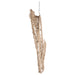 Outdoor Garden Rattan Egg Swing Chair Hanging Chair Wood+Dark Gray - DTYStore