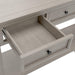 Console Table/Sofa Table with Storage Drawers and Bottom Shelf for Entryway Hallway (Gray Wash) - DTYStore