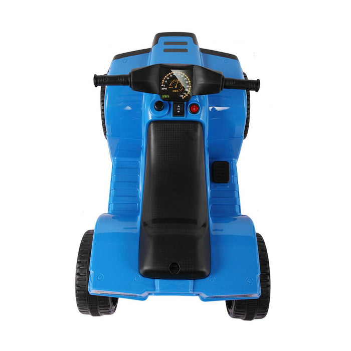 Kids Electric ATV Quad Ride On Car Toy - Blue - DTYStore