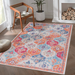 DTY Signature Area Rug 5x8, Washable Rug, Low-Pile, Non-Slip, Non-Shedding, Foldable, Kid & Pet Friendly - Area Rugs for living room, bedroom, kitchen, dining room rug - Perfect Gifts, (Cream, 5' x 8') - DTYStore