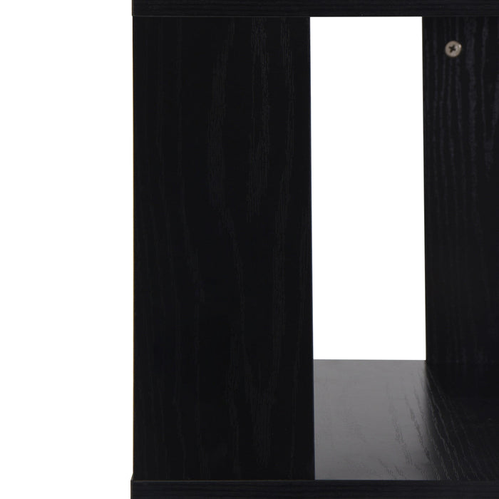 6 tier Rotating Bookshelf, Floor Rack Simple Bookcase with Acrylic plate Student Multi-Function Creative Bookshelf for Living Room with anti-toppling base - DTYStore