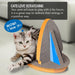 Cat Condo Scratcher Post Cardboard, Sailboat Shape Cat Scratching Board, 21.26x13.78x15.75 inch - DTYStore