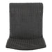 29' Outdoors PE Rattan Armless Barstools, Set of 2, Dark Brown - DTYStore