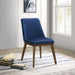 Clove Navy Blue Velvet Dining Chair (Set Of 2) - DTYStore