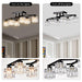 6-Light Crystal Ceiling Light for Dining Room, Modern Ceiling Lamp with Light Fixture For Farmhouse Entryway Living Room (6*G9 Bulbs Included) - DTYStore