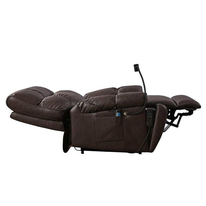 Recliner Chair with Phone Holder,Electric Power Lift Recliner Chair with 2 Motors Massage and Heat for Elderly, 3 Positions, 2 Side Pockets, Cup Holders - DTYStore