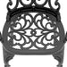 (Cushions In Random Colors)5-Piece Set Of Cast Aluminum Patio Furniture With Cushions - DTYStore