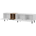 Modern TV Stand for 80'' TV with 3 Doors, Media Console Table, Entertainment Center with Large Storage Cabinet for Living Room, Bedroom - DTYStore