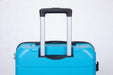 Hardshell Suitcase Spinner Wheels PP Luggage Sets Lightweight Suitcase With TSA Lock,3-Piece Set (20/24/28) ,Light Blue - DTYStore