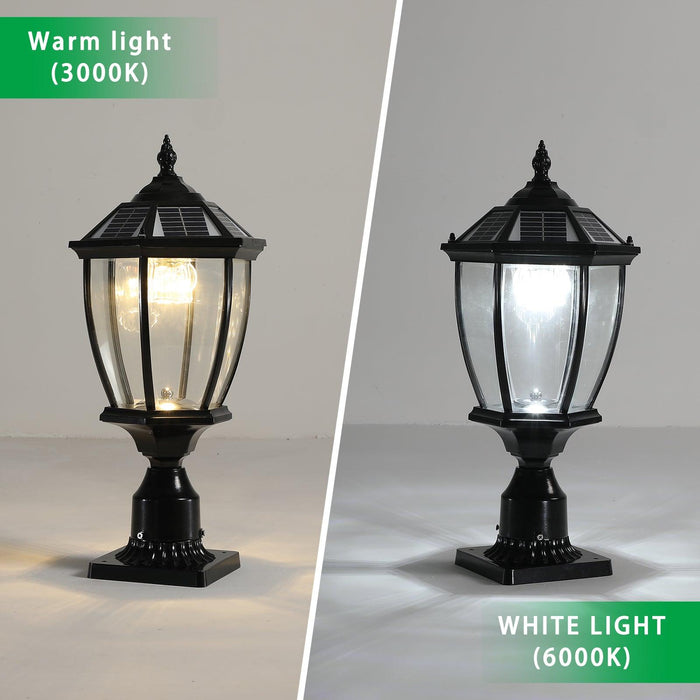 Solar Column Headlights With Dimmable LED(2 pack) - DTYStore