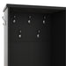 Multi-functional Hall Tree with Storage Shelves Drawers and Cabinet, Elegant Hallway Shoe Cabinet with Bench, Modern Coat Rack with Hooks for Hallway Entryways, Black - DTYStore