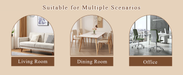 Modern Style Dining Chairs Set of 6 in Black, Essential for Minimalist Homes.Meeting Family Dining Needs,PU Material Seat,Silver Metal Legs,Blending into Various Home Environments.W1151107275 - DTYStore