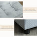 Luxury Fancy Dog Bed for Small Dogs with Hidden Storage, Small Dog Couch with Soft 3" Foam, Dog Sofa Bed, Cushy Dog Bed, Modern Pet Furniture for Puppies and Little Breeds, Gray - DTYStore