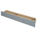 Queen Size Murphy Bed with USB Port and a Large Drawer, Gray - DTYStore