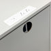 Set of 2 Pcs White 3 Drawer Nightstand with Charging Station and USB Ports & Power Outlets,Wooden Bed Side Table/End Table Modern Night Stands for Bedrooms - DTYStore