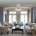 Chromium color Crystal Chandeliers,Large Contemporary Luxury Ceiling Lighting(Bulb Not Included) - DTYStore