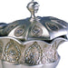 8" Tall Polyresin Decorative Jewelry Box, Silver Royal design - DTYStore