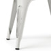 Fletcher - Metal Dining Side Chair (Set of 2) - Distressed White - DTYStore