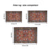 Area Rug 6x9 Vintage Bohemia Non-slip Washable Rug For Living Room Kitchen Bedroom Living Room Abstract Style Red - DTYStore