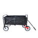 Folding Wagon Garden Shopping Beach Cart (black) - DTYStore