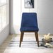Clove Navy Blue Velvet Dining Chair (Set Of 2) - DTYStore