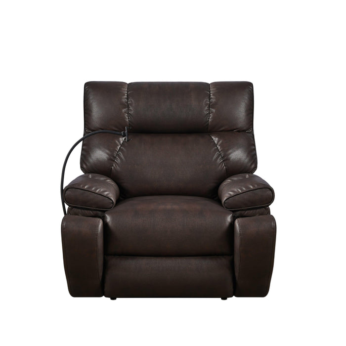 Recliner Chair with Phone Holder,Electric Power Lift Recliner Chair with 2 Motors Massage and Heat for Elderly, 3 Positions, 2 Side Pockets, Cup Holders - DTYStore