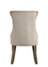 Gabrian Two-tone Beige Fabric & Reclaimed Gray Finish Side Chair (Set of 2) - DTYStore