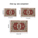 Area Rug 8x10 Vintage Bohemia Large Persian Non-slip Washable Rug For Living Room Kitchen Bedroom Living Room Flower Design Yellow/Red - DTYStore