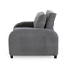 3-in-1 Convertible Sleeper Sofa Bed with Pillow & Pocket, Loveseat Sleeper Chair in Soft Cotton Linen, for Living Room, Bedroom, Study, Apartment, Gray - DTYStore
