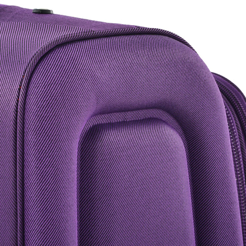 Softside Luggage Expandable 3 Piece Set Suitcase Upright Spinner Softshell Lightweight Luggage Travel Set - Image 13