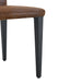 Table and chair set.A 47.3-inch diameter modern spliced color circular dining table - double-layer storage.Paired With 4 brown technology fabric dining chairs, simple and versatile, comfortable. - DTYStore