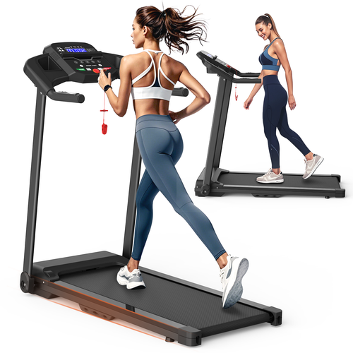 Foldable Treadmill 2.5HP Electric Folding Treadmill Running Walking Machine for Home Gym, Max 265 LBS Weight Capacity - Image 1