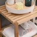 2-Tier Birch Bathroom Shelf, Narrow Shelving Unit, Multifunctional Storage Rack, Corner Rack, for Kitchen, Living Room, Bedroom, Entryway, Bathroom, Natural - DTYStore