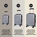 Luggage Suitcase 3 Piece Sets Hardside Carry-on luggage with Spinner Wheels 20"/24"/28" - DTYStore