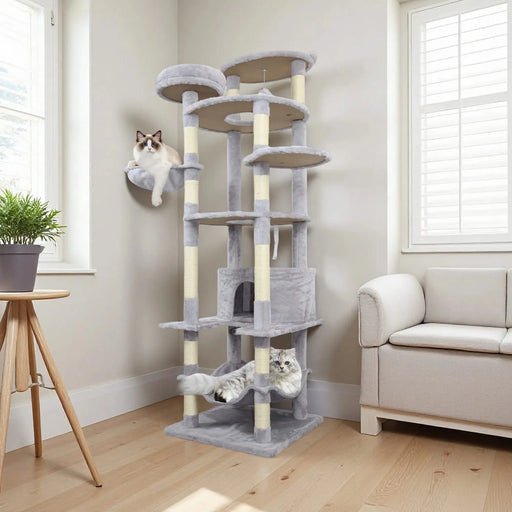 gray cat tree cy13 Default -DTYStore